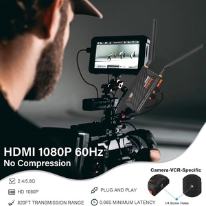 250M Full HD 1080P Dual Band Low Latency <b>Wireless</b> <b>Transmitter</b> Receiver HDCP 1.4 for Camera Streaming Church Photography - Product Image 1