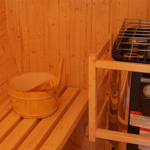 Sauna en baril écoénergétique pour 4 personnes, sauna traditionnel en baril pour usage domestique - Product Image 3