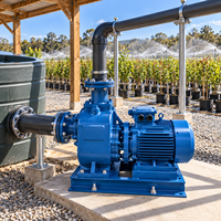 Pompa Air Drainase Industri Besi Cor Self Priming Sentrifugal Pompa Listrik Motor Tembaga untuk Irigasi dan Pengolahan Air