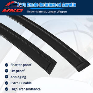 Viseras Acrílicas para Ventanas de Toyota Prius 10-15, Protector de Ventilación Contra Sol y Lluvia, Juego de 4 Piezas - Product Image 4