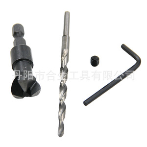 Mr <b>Drill</b> Taper Countersink <b>Drill</b> <b>Bit</b> Set 6101316 Hexagonal Handle For Steel Woodworking - Product Image 5