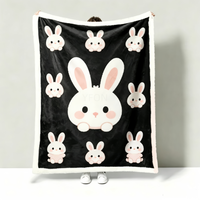 Couverture en flanelle corail personnalisée luxueuse, couverture en peluche chaude et confortable pour lit et canapé, couverture personnalisée avec logo pour cadeau
