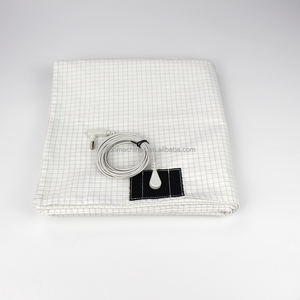 ブロックEMF接地シートキングサイズ10% シルバーファイバードロップ配送接地コード付き - Product Image 2