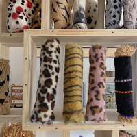 Chat mignon jouet en peluche longue peluche faur fourrure matériel sexe chat jouets en peluche PP coton catnie à l'intérieur des ensembles de jouets fous