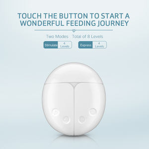 Food grade silicone usb di ricarica doppio elettrico della pompa latte materno con bottiglia di alimentazione - Product Image 3