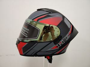 Casque de moto modulaire tout-en-un: <span class=keywords><strong>pare</strong></span>-<span class=keywords><strong>soleil</strong></span> intégré et avant rabattable pour une conduite pratique - Product Image 2
