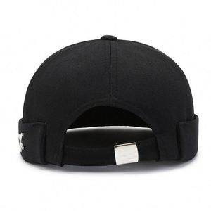 Casquette Docker en coton réglable sans visière avec bord retroussé pour vêtements de travail OEM, promotion de la sécurité, cadeau personnalisé - Product Image 4