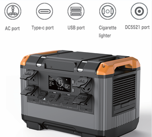 Générateur solaire portable 2400W, station d'alimentation 2048Wh, prise EU, alimentation de secours à domicile, alimentation d'urgence en extérieur - Product Image 3