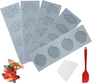 Stampo In Silicone Per Goffratura Pasta Di Zucchero – Mattonella Rosetta Per Decorazioni Torte - 5