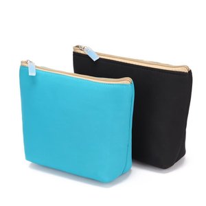 2 Mini Pouch Set With Carabiner - Small Zipper Organizer Bags For Electronics & Makeup