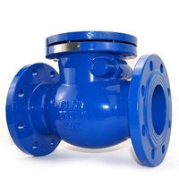 Vanne de retenue à clapet souple en fonte ductile conforme à la norme Veyron DN BS5153 avec joint en caoutchouc EPDM