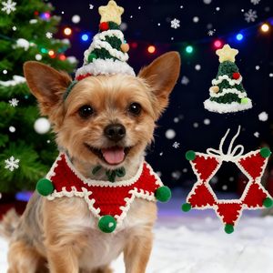 Gorro de Navidad para Perro, Disfraz Tejido de Una Sola Talla Ajustable, Ropa para Mascotas con Diseño Animal, Atuendo Festivo - Product Image 4