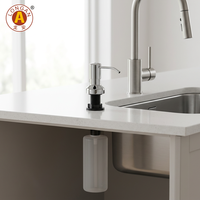 Vente en gros directe usine : Têtes de pompe distributeur de savon en acier inoxydable 304 pour accessoires d'évier de cuisine et de salle de bain