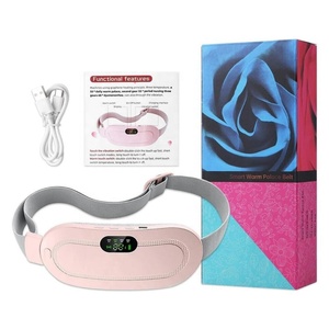 Competitive Portable Vibration Abdominal <b>Massager</b> Warm Tummy Heating Vibration Good for Women 3 Level Temperature - Product Image 6