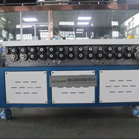 Machine de formage de brides TDF T-12 pour conduits d'air carrés CVC, machine intégrée de fabrication de brides TDF pour tôle galvanisée