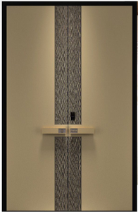 Sang trọng đôi cửa nhập thép không gỉ tùy chỉnh màu sắc chống trộm an ninh hiện đại chống cháy nổ kim loại bên ngoài khu dân cư - Product Image 6