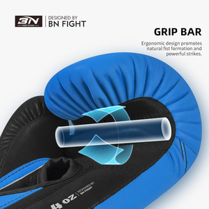 BN sarung tinju anak-anak 4oz seni bela diri dan sarung tangan tinju sarung tangan latihan tahan lama Fighting MMA Sarung tangan Karate untuk anak-anak - Product Image 5