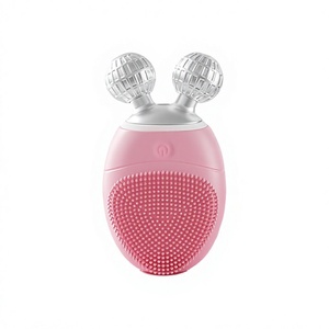 Nettoyeur facial électrique en silicone pour hommes et femmes, <span class=keywords><strong>brosse</strong></span> de lavage du <span class=keywords><strong>visage</strong></span> imperméable pour nettoyer les pores, massage par vibration à 5 vitesses, portable - Product Image 1