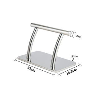 Repose-pieds réglable en acier inoxydable pour fauteuil de salon et de barbier, accessoires de coiffure transfrontaliers, repose-pieds en métal spécial - Product Image 2