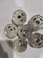 Boîtier de moteur en aluminium rond usiné sur mesure, usinage CNC OEM, fraisage, alliage d'aluminium, anodisation dure noire