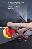 Polisseuse orbitale sans fil pour voiture, orbite de 9 mm, 2800-5500 tr/min, polisseuse électrique portable pour le detailing automobile, utilisation en garage