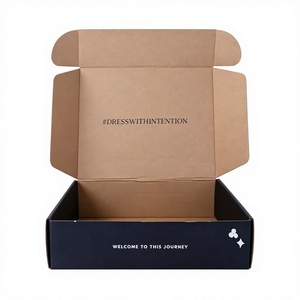 Scatole in Cartone Ondulato Usa e Getta con Laminazione Opaca e Stampa UV, Eco-Friendly, Logo <span class=keywords><strong>Personalizzato</strong></span> - Confezioni Regalo di Alta Gamma - Product Image 3