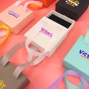 Boîte à bijoux personnalisée avec logo, en forme de sac à main, pour bagues, bracelets, colliers, bonbons, cadeaux de mariage, emballage personnalisé - Product Image 5