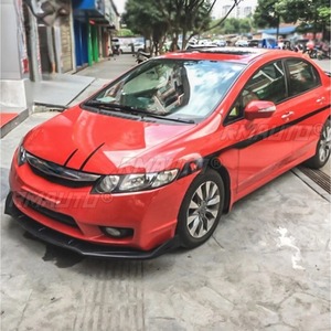 Car Front Bumper Lip Front Bumper <b>Splitter</b> Diffuser Bumper Guard Cover Body Kit For Honda Civic 8th GenerationCar Accessories - Product Image 3