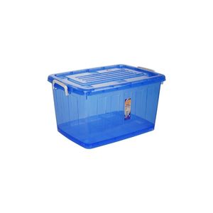 Hokori 90L hình chữ nhật lưu trữ <span class=keywords><strong>container</strong></span>-công suất lớn, bền, Stackable, đa mục đích bin cho nhà, văn phòng, và nhà kho - Product Image 5
