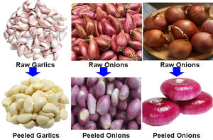 Automatische Pneumatische Edelstahl-Kettenzwirnmaschine für Zwiebeln mit Hoher Produktivität - Product Image 4