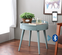 Meuble intelligent multifonctionnel au meilleur prix d'usine OEM, cadeau idéal, haut-parleur de bureau, haut-parleur sans fil Bluetooth, haut-parleur de table basse
