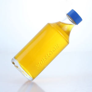 Botella de Licor de Vidrio Flint Redonda Personalizada con Base Pesada y Logotipo Grabado para <span class=keywords><strong>Bourbon</strong></span>, Whisky, Vodka, Ginebra - Product Image 4