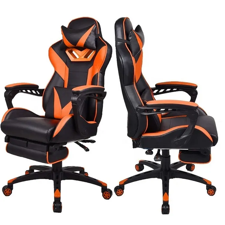 Ireland racing gaming chair comes with thicker backrest and 9 inch seat cushion silla gamer easy to put together fotel gamingowy