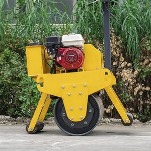 Rodillo Compactador Vibratorio Mini de Gasolina para Construcción, de Tambor Único, Empujado a Mano, con Motor Estático - Product Image 5