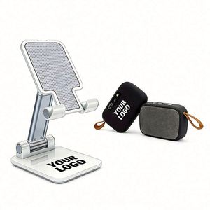Wholesale Custom Logo Foldable Portable Desk Mobile Holder for Business Event Promo Gift Phone <b>Stand</b> - Product Image 1