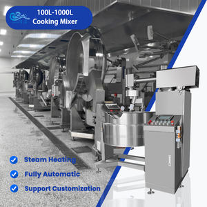 Marmite de Cuisson Industrielle à Vapeur pour Sauce Satay, Mayonnaise, Khoya/Mava, Machine de Cuisson à Induction Électrique avec Mélangeur, Cuiseur Mélangeur pour Zacusca - Product Image 1