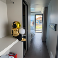 Maison préfabriquée moderne en conteneur, mini-maison modulaire pour hôtel, cabane mobile en panneaux sandwich pour usage résidentiel en station balnéaire