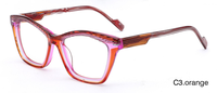 Fabricant de lunettes de mode personnalisées lunettes multicolores à monture carrée en acétate lunettes à tempe en métal pour soulager la fatigue lunettes optiques