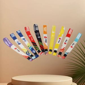 Promotion : Bracelets événementiels et festifs de haute qualité en polyester avec impression par transfert thermique - Product Image 2