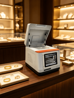 Analyseur d'or XRF Aurispec EDX-B2 au design moderne, spectromètre à rayons X certifié CE, testeur de pureté de l'or en carats, écran tactile couleur 10,1 pouces
