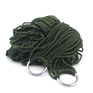 Hamaca Colgante de Nylon para Dormir al Aire Libre, para Viajes y Campamentos, Cama Colgante Portátil de Malla y Cuerda - Product Image 2