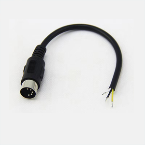 สายเคเบิล MIDI Din 5 พิน Din ต่อสายเคเบิลเครือข่าย RJ12 6P6C - Product Image 2