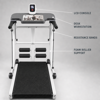 Tapis de course mécanique commercial, pliable et incurvé, pour la maison, pour la course et la marche