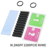 Radiateur en aluminium pour disque dur M2 2280, PCIE, dissipateur thermique, haute vitesse, cuivre SSD