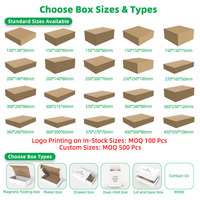 Custom Corrugated Mailer Boxes for Gift Packaging Premium Products Luxury Eco Friendly Shipping Boxes with Logo Design