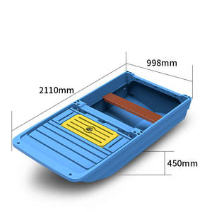 3.33M Pe Vissersboten Die <span class=keywords><strong>Plastic</strong></span> Boot Verbinden 3 Delen Vouwboot - Product Image 3