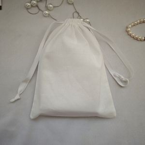 Custom Logo Print Cotton Perfume <b>Bag</b> Gift Cosmetic <b>Drawstring</b> <b>Bag</b> Cotton Linen Dust <b>Bag</b> Jewelry <b>Makeup</b> Pouch - Product Image 6