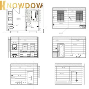 KNOWDOW Experience <strong>Design</strong> <strong>Motion</strong> 3D CAD Demos Modern Luxury Bathroom Vanity - Product Image 5