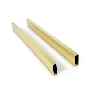 Meilleur <span class=keywords><strong>prix</strong></span> de qualité Canaux en aluminium en forme de U Profilé de canal en aluminium galvanisé de bonne qualité - Product Image 5