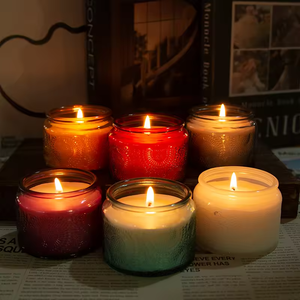 Vela de Cera de Soja con Aroma a Pachulí, de Larga Duración, para el <span class=keywords><strong>Hogar</strong></span>, la Oficina, Relajación, Días Festivos, Diwali, Bares, Celebraciones, Decoración - Product Image 2